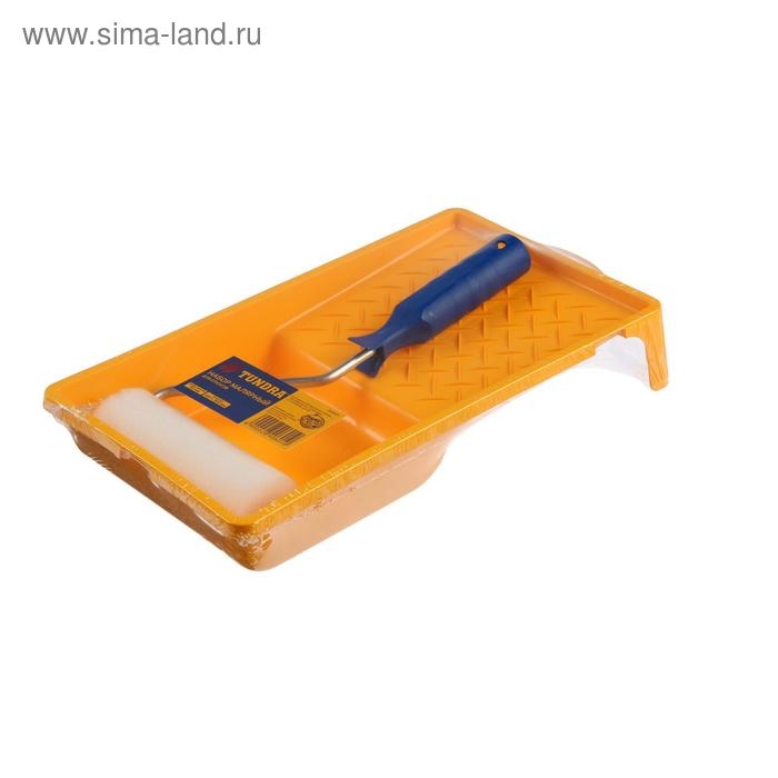 Набор ТУНДРА, для откосов, валик поролон 110 мм, ванночка 150 х 300 мм Набор ТУНДРА, для откосов, валик поролон 110 мм, ванночка 150 х 300 мм