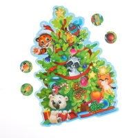 Магнитная новогодняя ёлка &laquo;Новый год! Игрушки&raquo;