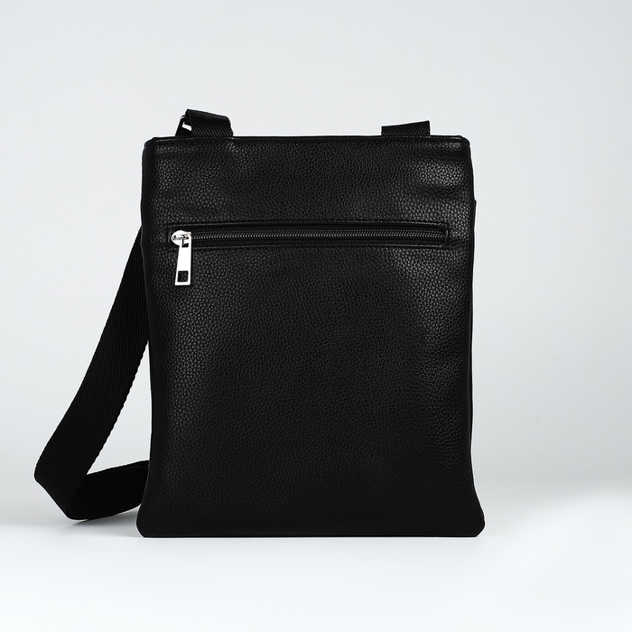 Сумка мужская через плечо TEXTURA, искусственная кожа, цвет чёрный Сумка мужская через плечо TEXTURA, искусственная кожа, цвет чёрный