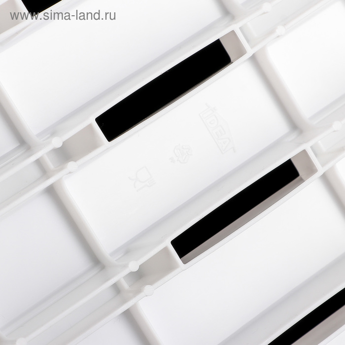 Полка на ванну, 69&times;30&times;6 см, цвет белый