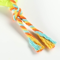 Игрушка "Сердечко с канатом", 7 см, жёлтое