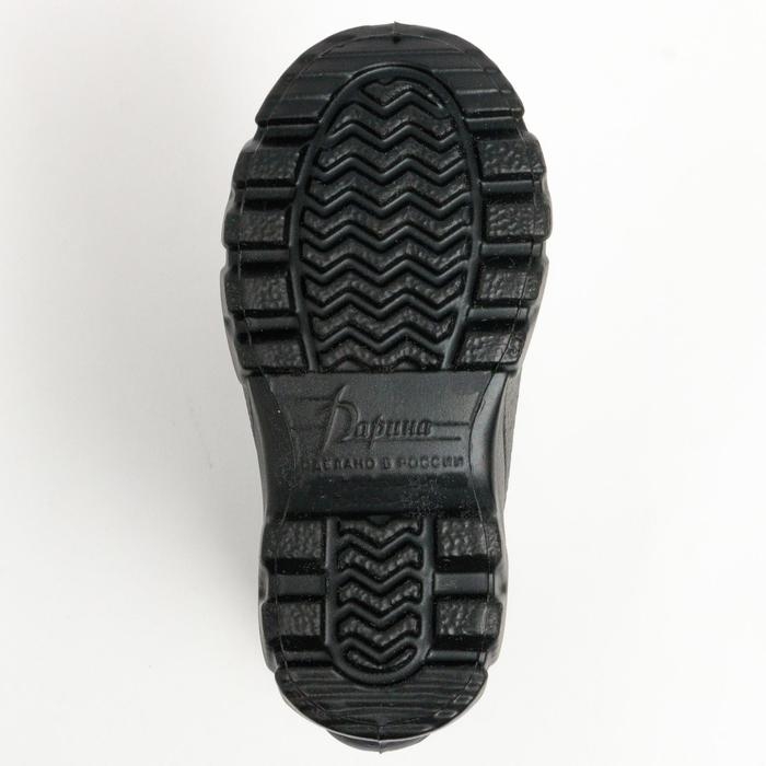 Сапоги детские утеплённые, цвет чёрный, размер 29-30
