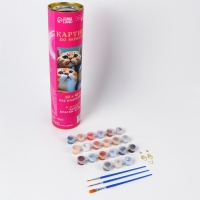 Картина по номерам в тубусе &laquo;Котята&raquo;, 30 х 40 см