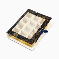 Коробка под 12 конфет с ячейками «Космос» 18.5 х 13.5 х 3.5 см Коробка под 12 конфет с ячейками «Космос» 18.5 х 13.5 х 3.5 см