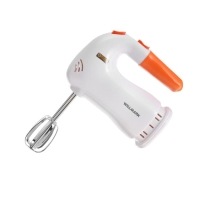 Миксер WILLMARK WHM-6023ST, ручной, 400 Вт, 5 скоростей, 2 насадки, подставка, оранжевый Миксер WILLMARK WHM-6023ST, ручной, 400 Вт, 5 скоростей, 2 насадки, подставка, оранжевый