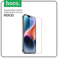 Защитное стекло Hoco для Iphone 15 Plus / 16 Plus, Full-screen, 0.4 мм, полный клей Защитное стекло Hoco для Iphone 15 Plus / 16 Plus, Full-screen, 0.4 мм, полный клей