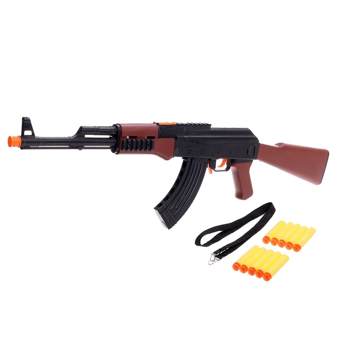 Автомат игрушечный &laquo;АК-47&raquo;, стреляет присосками