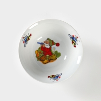 Салатник фарфоровый &laquo;Лесовичок&raquo;, 360 мл, d=14,5 см, рисунок микс