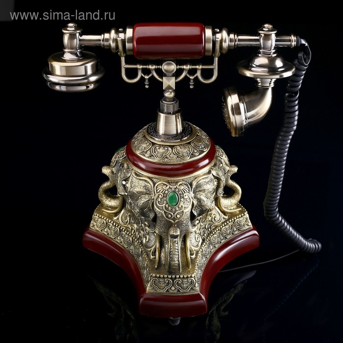 Ретро-телефон Ретро-телефон "Слон", 28 х 28 см, бронза