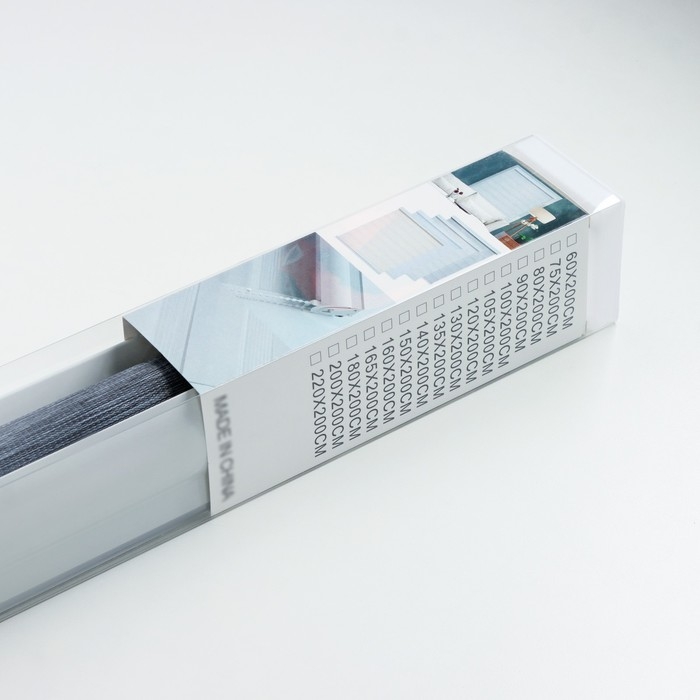 Штора рулонная &laquo;День-ночь&raquo; под лен, 120&times;180 см (с учётом креплений 3,5 см), цвет серый