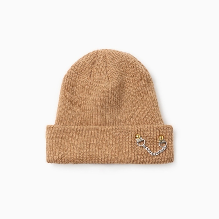 Шапка женская MINAKU, цвет бежевый, р-р 56-58 Шапка женская MINAKU, цвет бежевый, р-р 56-58