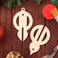 Деревянная игрушка на ёлку "Фигурная", вид 2, объёмная, 4,7х8,3х4,7 см Деревянная игрушка на ёлку "Фигурная", вид 2, объёмная, 4,7х8,3х4,7 см