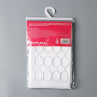 Штора для ванны Доляна &laquo;Орион&raquo;, 180&times;180 см, цвет белый