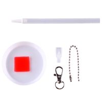 Алмазная мозаика на брелоке с частичным заполнением для детей &laquo;Тачка&raquo;