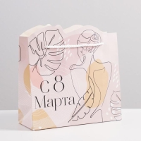 Пакет подарочный, упаковка, &laquo;Нежность&raquo;, 25 х 26 х 10 см