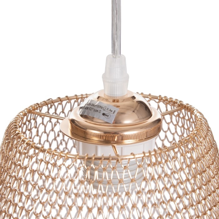 Светильник "Бенни" 1х40Вт Е27 Золото 20х20х80(20)см