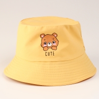 Панама детская для девочки &laquo;Мишутка&raquo;, цвет жёлтый, р-р 48-50