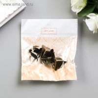 Уголок металл "Треугольник" набор 10 шт+гвозд. бронза 1,8х1,8 см Уголок металл "Треугольник" набор 10 шт+гвозд. бронза 1,8х1,8 см