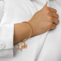 Набор 6 предметов: 6 браслетов &laquo;Море&raquo;, цвет золото