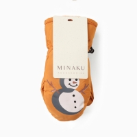 Варежки детские MINAKU, цвет кирпичный, 18 см Варежки детские MINAKU, цвет кирпичный, 18 см