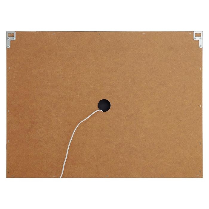 Зеркало &laquo;Этюд&raquo;, гримёрное, настенное, 8 лампочек, 80х60 см