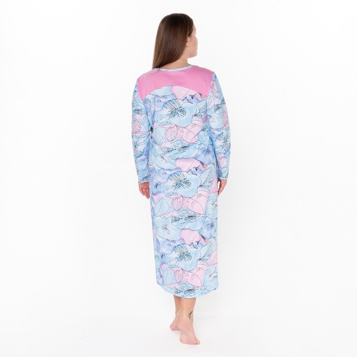 Ночная сорочка женская, цвет голубой, размер 56 Ночная сорочка женская, цвет голубой, размер 56