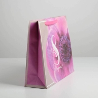 Пакет подарочный крафтовый горизонтальный, упаковка, &laquo;Волшебный праздник&raquo;, L 40 х 31 х 11.5 см