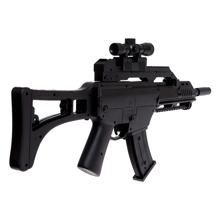 Детское оружие Автомат пневматический «М4», с лазером Детское оружие Автомат пневматический «М4», с лазером