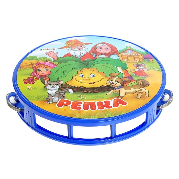 Бубен «Весело поём», большой, МИКС Бубен «Весело поём», большой, МИКС