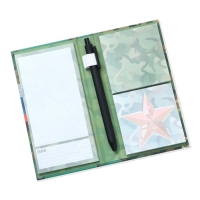 Блок бумаг для записей, стикеры, ручка &laquo;23 февраля&raquo;