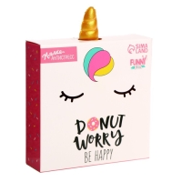 Антистресс сквиш мялка &laquo;Единорог&raquo;, пончик