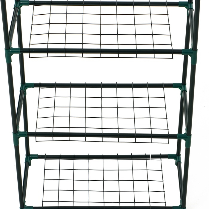 Парник-стеллаж, 3 полки, 80 × 24 × 46 см, металлический каркас d = 12 мм, чехол плёнка 80 мкм, Greengo Парник-стеллаж, 3 полки, 80 × 24 × 46 см, металлический каркас d = 12 мм, чехол плёнка 80 мкм, Greengo