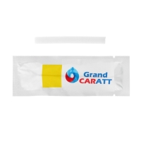 Ароматизатор в дефлектор Grand Caratt, металл, 8 см, апельсин, золотой