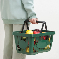 Корзина для покупок, 42,5×30×22,5 см, цвет МИКС Корзина для покупок, 42,5×30×22,5 см, цвет МИКС