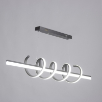 Светильник "Вихрь" LED 38Вт 6000К чёрный 100х18-110 см Светильник "Вихрь" LED 38Вт 6000К чёрный 100х18-110 см