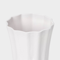 Ваза для цветов, 13,7&times;18 см, цвет белый