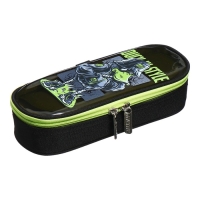 Пенал-футляр 80х210х50 мм, мягкий, ткань, deVENTE Cool Duck, для мальчиков, черный Пенал-футляр 80х210х50 мм, мягкий, ткань, deVENTE Cool Duck, для мальчиков, черный
