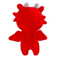Игрушка мягкая &laquo;Дракончик. Счастье&raquo;, 12 см, цвет красный