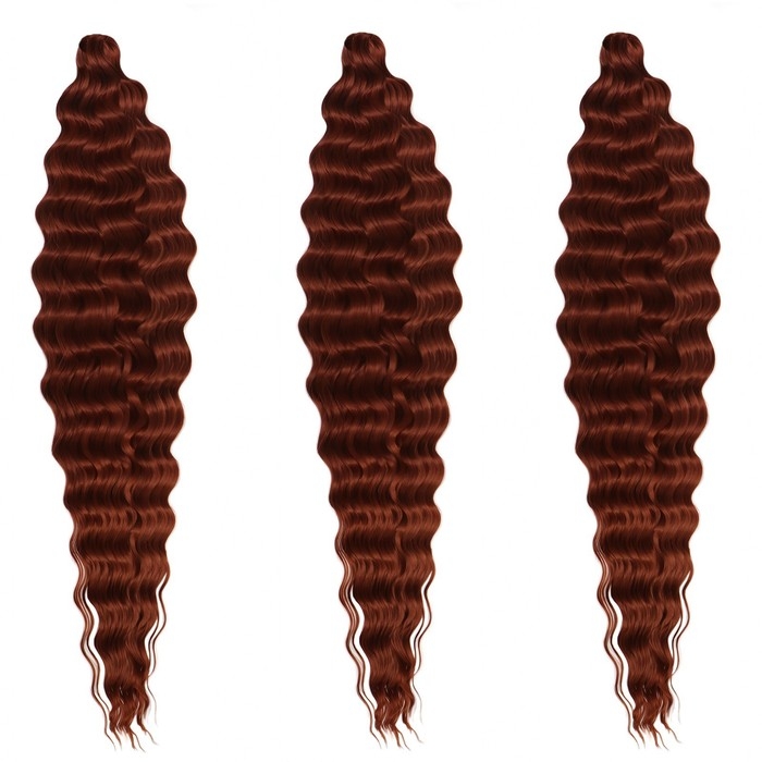 МЕРИДА Афролоконы, 60 см, 270 гр, цвет бордовый/тёмно-рыжий HKB350А/13 (Ариэль) МЕРИДА Афролоконы, 60 см, 270 гр, цвет бордовый/тёмно-рыжий HKB350А/13 (Ариэль)