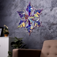 Светодиодная фигура &laquo;Снежинка&raquo; 60 &times; 60 см, пластик, 220 В, 8 режимов, свечение тёплое белое