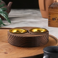 Подставка для благовоний порошковых и конусов "Инь-Ян", дерево, 3,5х13,5 см Подставка для благовоний порошковых и конусов "Инь-Ян", дерево, 3,5х13,5 см