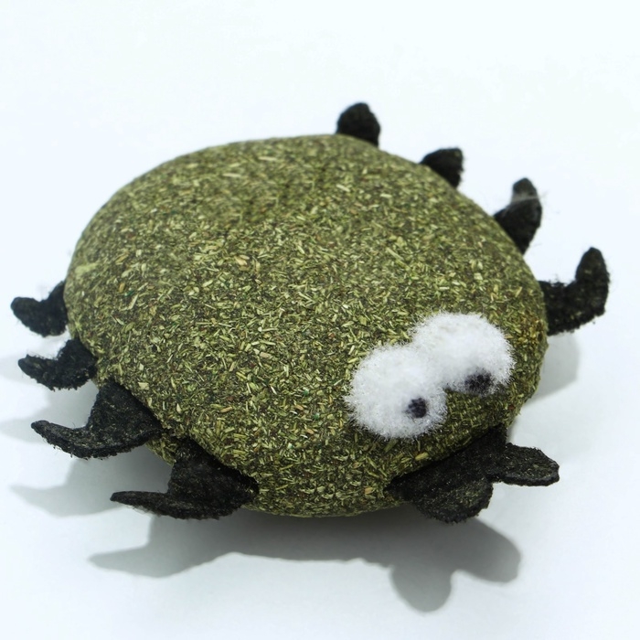 Игрушка для кошек «Жучок» из кошачьей мяты, 4 х 3.5 см Игрушка для кошек «Жучок» из кошачьей мяты, 4 х 3.5 см