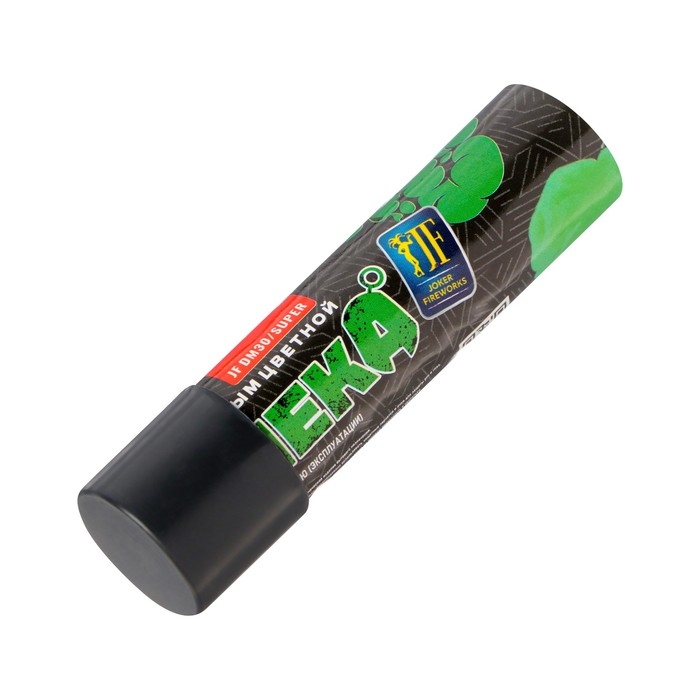 Цветной дым зелёный, высокая интенсивность, 30 сек, с чекой Цветной дым зелёный, высокая интенсивность, 30 сек, с чекой