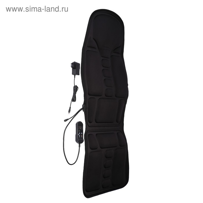 Массажная накидка для спины Luazon LEM-22, таймер 15/30 мин, 8 видов массажа, 220/12В Массажная накидка для спины Luazon LEM-22, таймер 15/30 мин, 8 видов массажа, 220/12В
