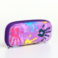 Футляр для очков на молнии, длина 16,5 см, цвет фиолетовый Футляр для очков на молнии, длина 16,5 см, цвет фиолетовый