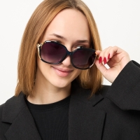 Очки солнцезащитные OneSun, дужка 14 см, ширина 14 см, линза 5.5 х 6 см, линзы градиент