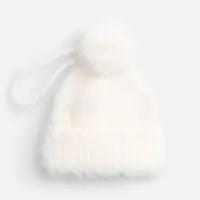 Подвеска на елку &laquo;Вьюшка&raquo;, шапочка, белая