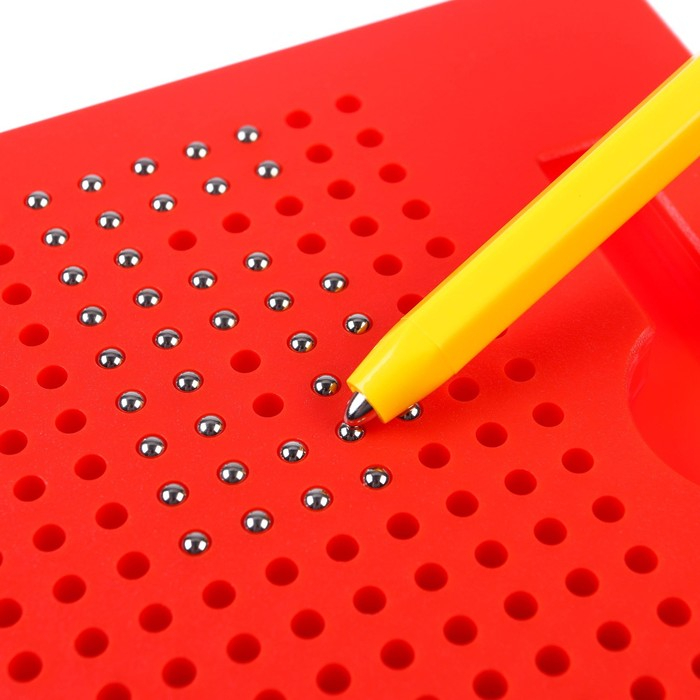 Планшет магнитный для рисования &laquo;Магнитное рисование&raquo;, СМЕШАРИКИ, 380 отверстий