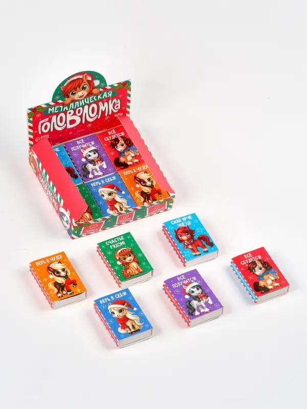 Puzzle Головоломка металлическая, лошадки,  МИКС