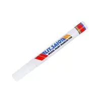 Маркер-краска, лаковый наконечник, пулевидный 4 мм, ширина линии 2.5 мм, белая, цена за 1 штуку